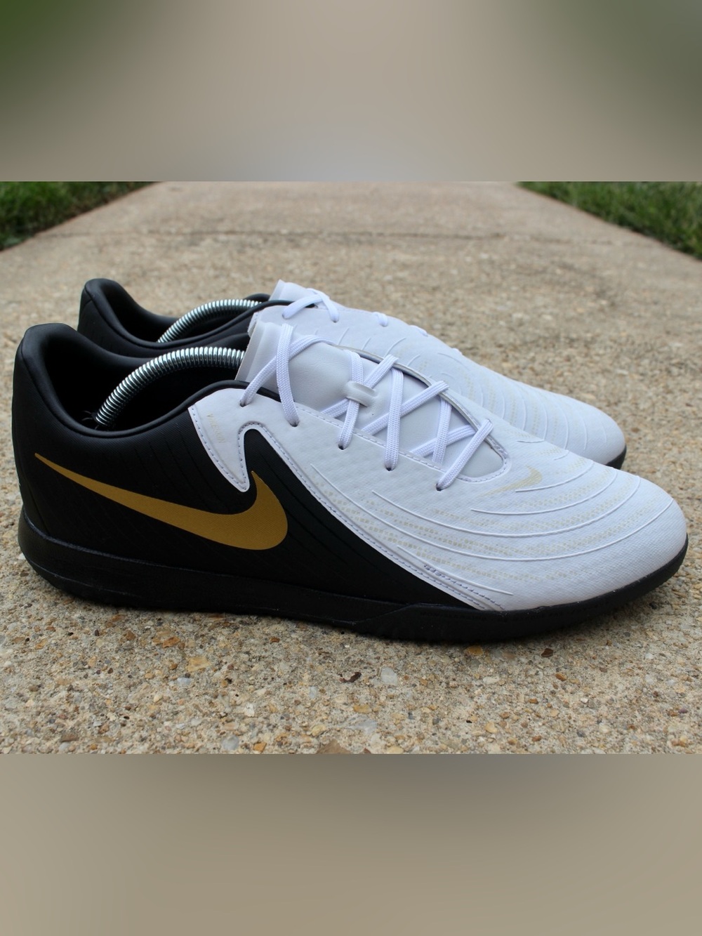 Nike Men's Phantom GX II Academy IC Black/White Sneaker Sz 13